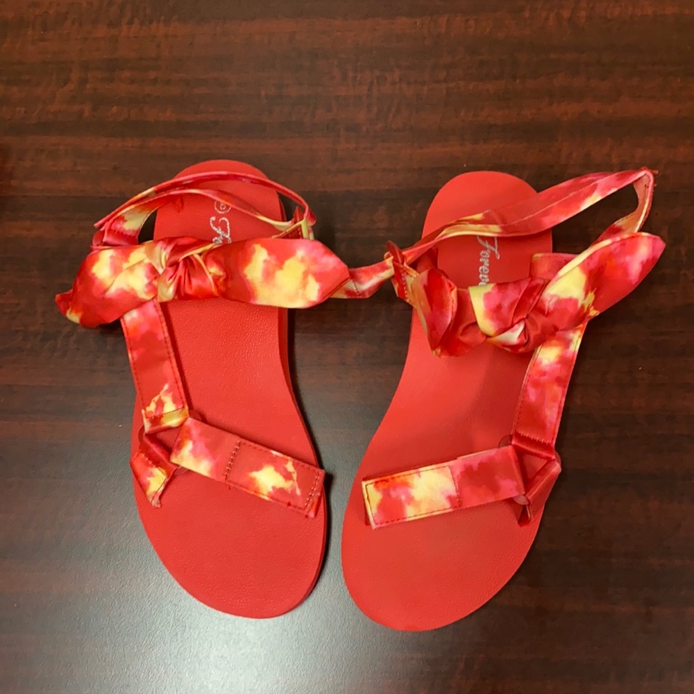 Red Sandals